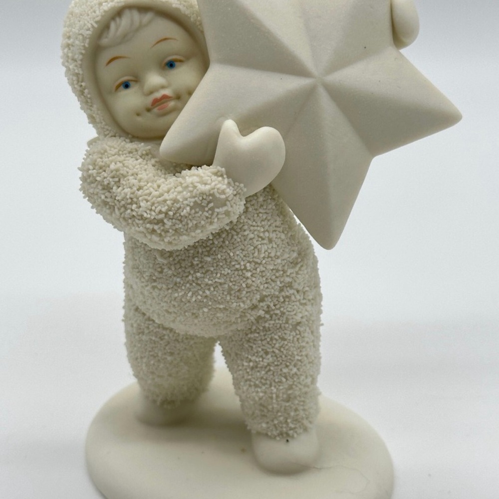 Department 56 Snowbabies Figurine - Cream and White